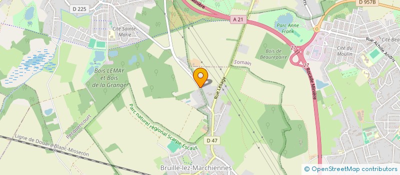 localisation de l'entreprise SARL TYFFANIA ARC EN  CIEL  SOMAIN