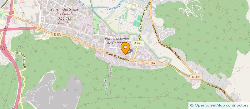 localisation de l'entreprise SARL TYPO 5 à GEMENOS