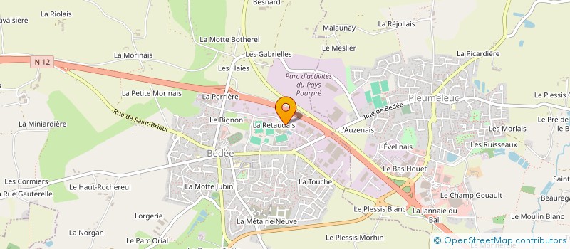 localisation de l'entreprise SARL TYVIANDE à BEDEE