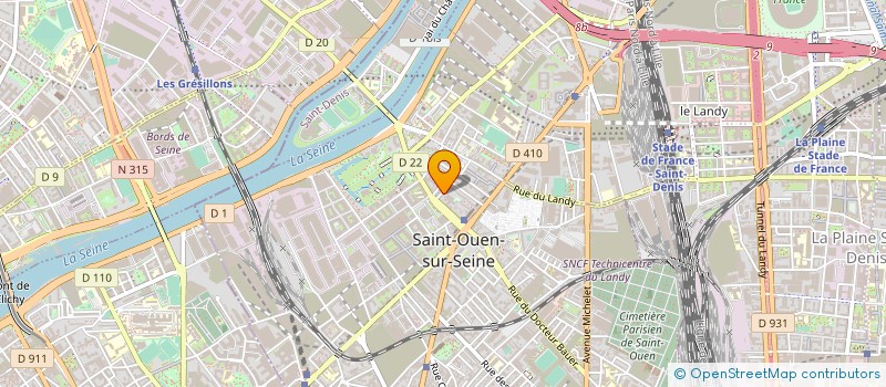 localisation de l'entreprise SARL U 2 P à SAINT-OUEN-SUR-SEINE