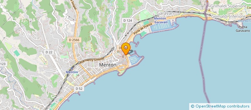 localisation de l'entreprise SARL U CAMPANI à MENTON