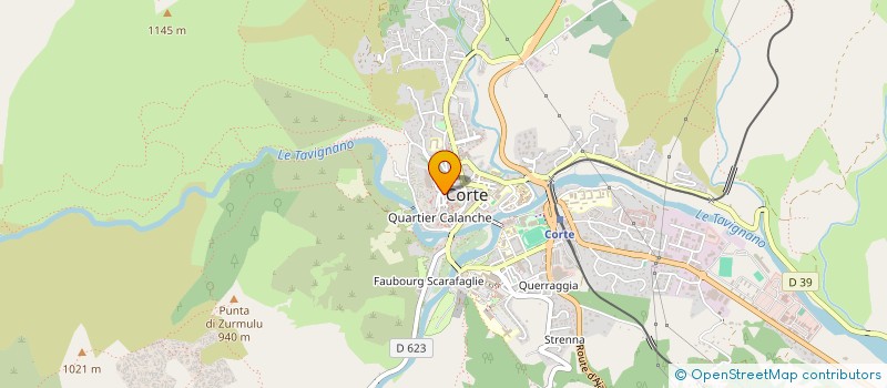 localisation de l'entreprise SARL U MUNTAGNONE à CORTE