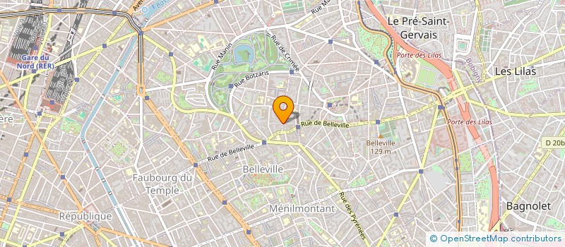 localisation de l'entreprise SARL U.N. ERIC  PARIS