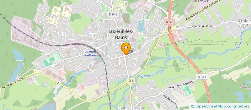 localisation de l'entreprise SARL U-NY-VER-COIFFURE  SAINT-SAUVEUR