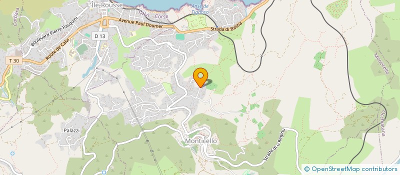 localisation de l'entreprise SARL U SOGNU  MONTICELLO