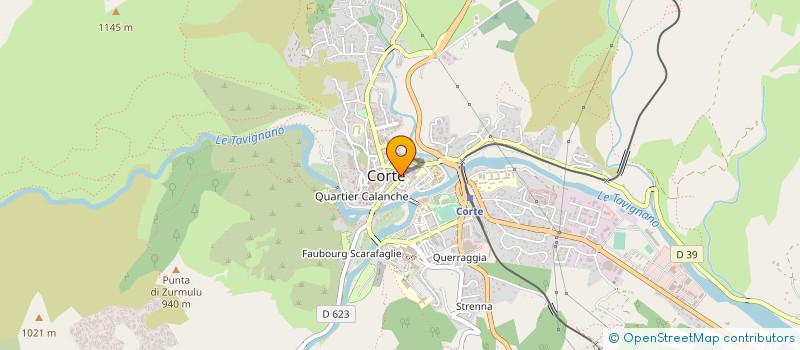 localisation de l'entreprise SARL U TRENU à CORTE