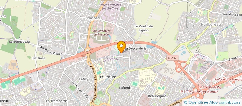 localisation de l'entreprise SARL UD93  LA ROCHELLE