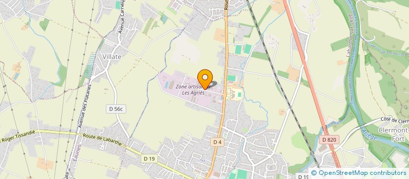 localisation de l'entreprise SARL UDINE à LABARTHE-SUR-LEZE