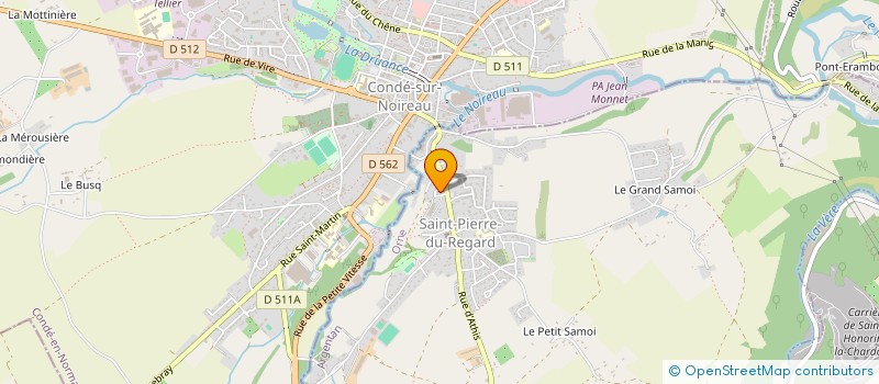 localisation de l'entreprise SARL UGER-DEBRIX à SAINT-PIERRE-DU-REGARD