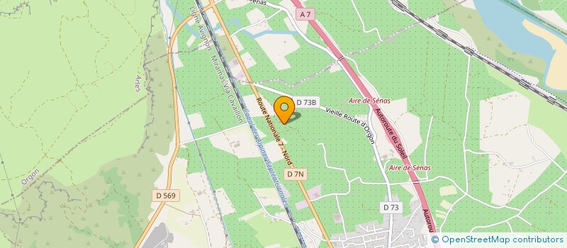 localisation de l'entreprise SARL UGHETTO-NOUET  SENAS