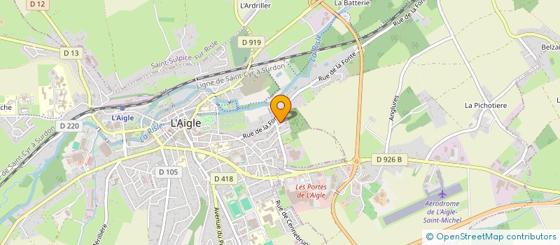localisation de l'entreprise SARL UGUR FORESTIER à L'AIGLE