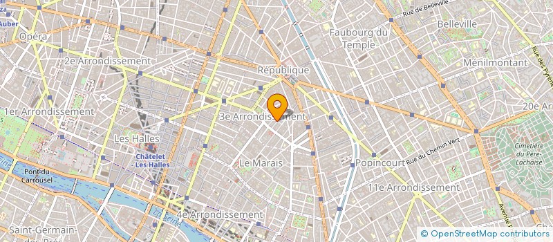 localisation de l'entreprise SARL ULTRA MODA à PARIS
