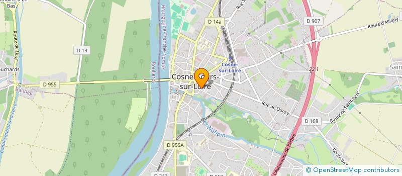 localisation de l'entreprise SARL UN PEU DE SOI à COSNE-COURS-SUR-LOIRE