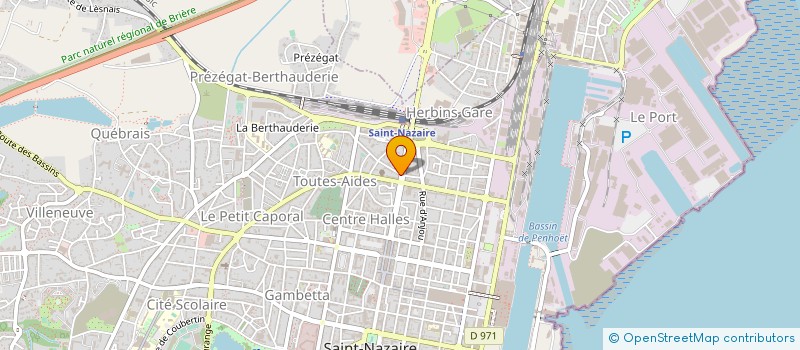 localisation de l'entreprise SARL UNE ADRESSE à SAINT-NAZAIRE