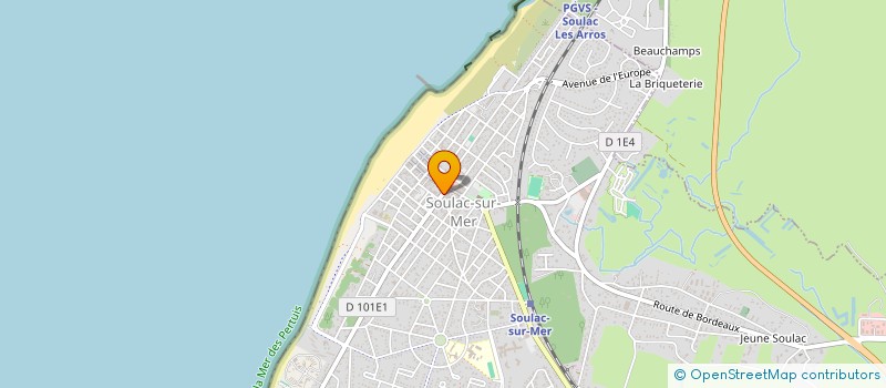 localisation de l'entreprise SARL UNE MAISON AU BORD DE L'EAU à SOULAC-SUR-MER