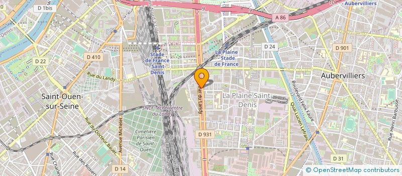 localisation de l'entreprise SARL UNI  SAINT-DENIS