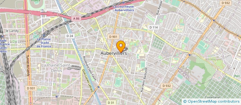 localisation de l'entreprise SARL UNIBAT à AUBERVILLIERS