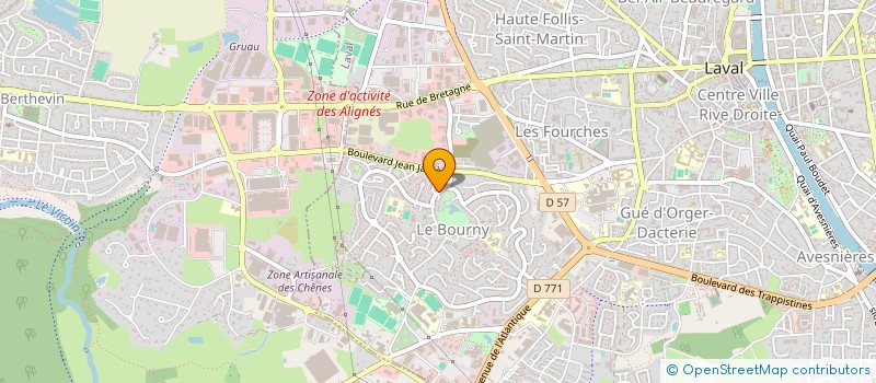localisation de l'entreprise SARL UNIDENT à LAVAL