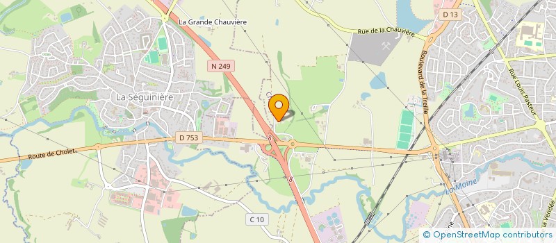localisation de l'entreprise SARL UNIP ALPHA ENERGIE OUEST à CHOLET