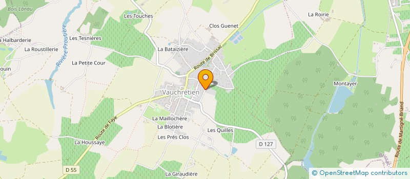 localisation de l'entreprise SARL UNIP ANGEV MONTAGE PANNEAUX ISOLANT à BRISSAC LOIRE AUBANCE