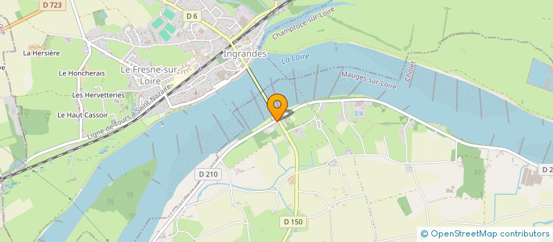 localisation de l'entreprise SARL UNIP AU POISSON D ARGENT à MAUGES-SUR-LOIRE