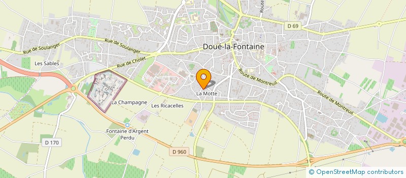 localisation de l'entreprise SARL UNIP CONDITIONNEMENT ET LOGISTIQUE à DOUE-EN-ANJOU