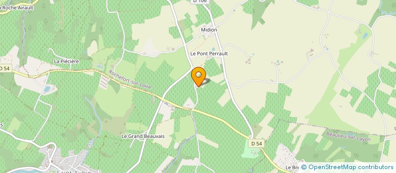 localisation de l'entreprise SARL UNIP EBENISTERIE MENUISERIE MERLET à VAL-DU-LAYON