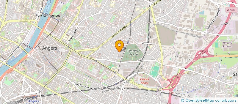 localisation de l'entreprise SARL UNIP INGENIERIE & SECURITE BATIMENT à ANGERS