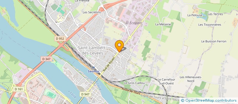 localisation de l'entreprise SARL UNIPERS ATELIER CLEMENCEAU  SAUMUR