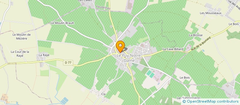 localisation de l'entreprise SARL UNIPERS BOUCHERIE DE LA COLLEGIALE à LE PUY-NOTRE-DAME