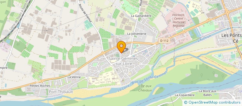 localisation de l'entreprise SARL UNIPERS BOUCHERIE TRADIVAL DE LOIRE  SAINTE-GEMMES-SUR-LOIRE