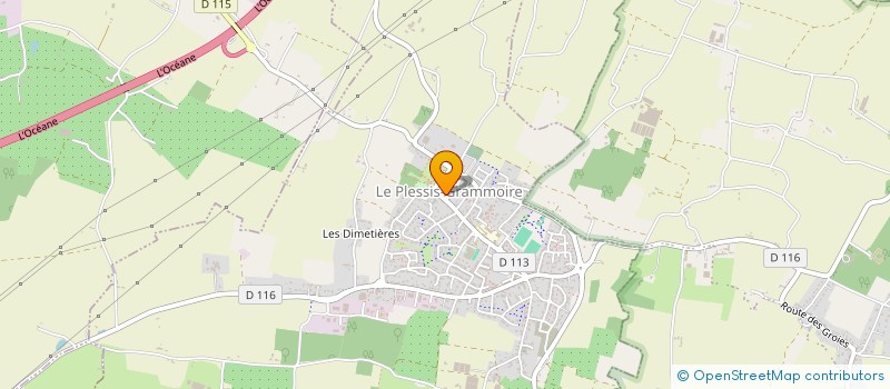 localisation de l'entreprise SARL UNIPERS BOUCHERIE VIANDES ANGEVINES à LE PLESSIS-GRAMMOIRE