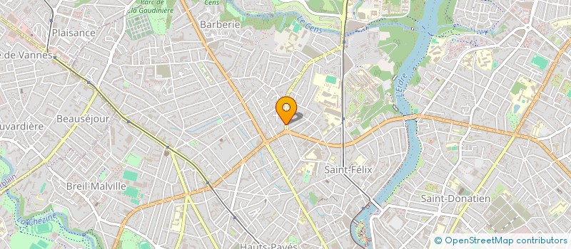 localisation de l'entreprise SARL UNIPERS DAGUSE CATHERINE à NANTES
