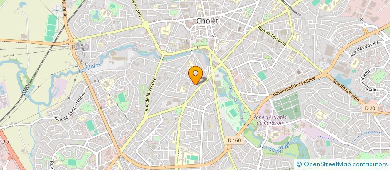 localisation de l'entreprise SARL UNIPERS ENTREPRISES ET RESSOURCES à CHOLET