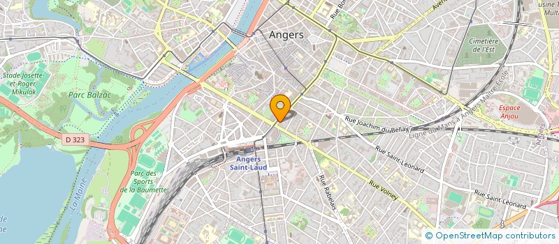 localisation de l'entreprise SARL UNIPERS JACQUES LETHON CONSEIL  ANGERS