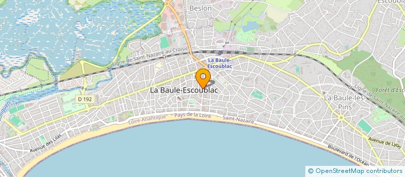 localisation de l'entreprise SARL UNIPERS ORYANE BIJOUTERIE BARON à LA BAULE-ESCOUBLAC