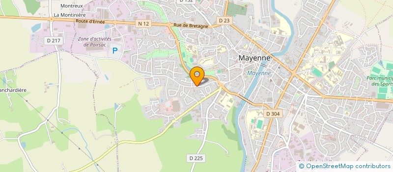 localisation de l'entreprise SARL UNIPERS PIERRE BASSALER ARCHIT DPLG à MAYENNE