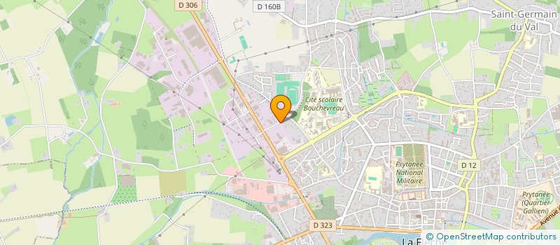 localisation de l'entreprise SARL UNIPERSONELLE ASLINE à LA FLECHE