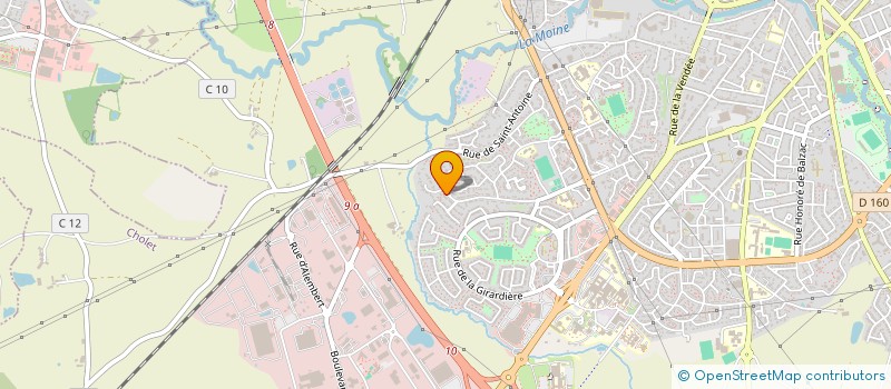 localisation de l'entreprise SARL UNIPERSONNEL ETABLISSEMENT MANCEAU à CHOLET