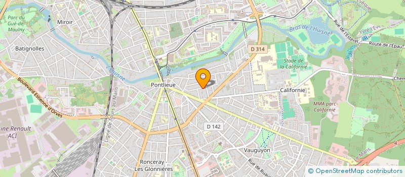 localisation de l'entreprise SARL UNIPERSONNELLE à LE MANS