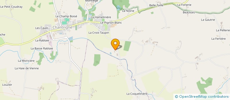 localisation de l'entreprise SARL UNIPERSONNELLE ANGERS LES POELIERS  CHANTRIGNE