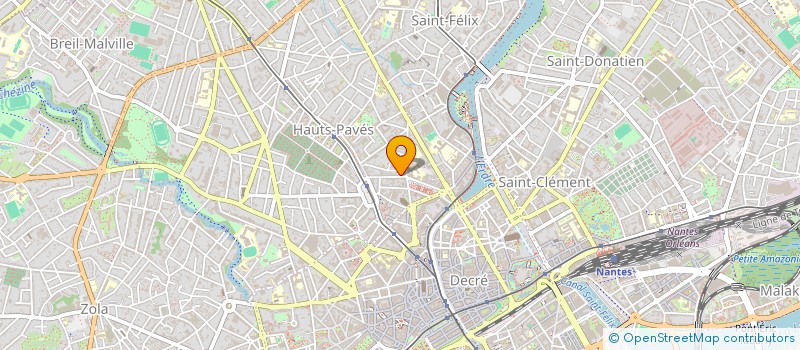 localisation de l'entreprise SARL UNIPERSONNELLE ARCADRA  NANTES