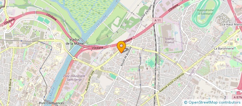 localisation de l'entreprise SARL UNIPERSONNELLE ART CARRELAGE à ANGERS