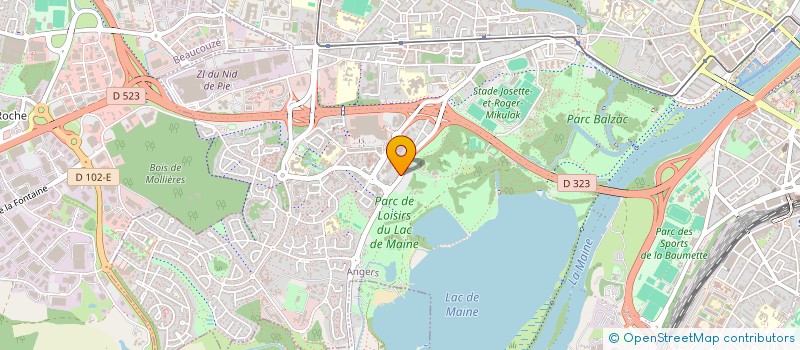 localisation de l'entreprise SARL UNIPERSONNELLE ARYA à ANGERS