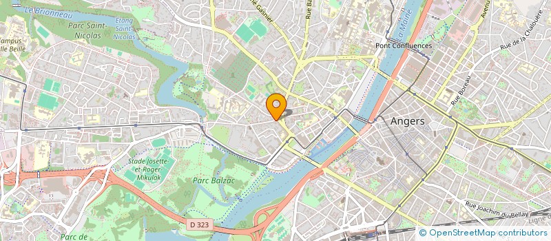 localisation de l'entreprise SARL UNIPERSONNELLE AUX PAINS GOURMANDS à ANGERS