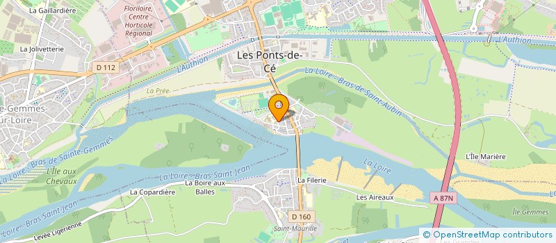 localisation de l'entreprise SARL UNIPERSONNELLE BOUTIGNY à LES PONTS-DE-CE