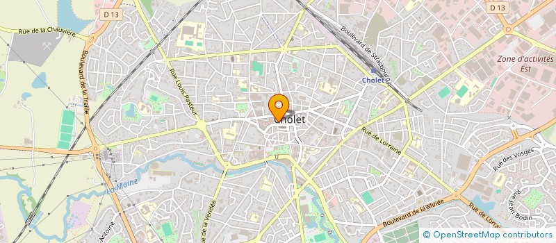 localisation de l'entreprise SARL UNIPERSONNELLE BROSSEAU ANTHONY à CHOLET