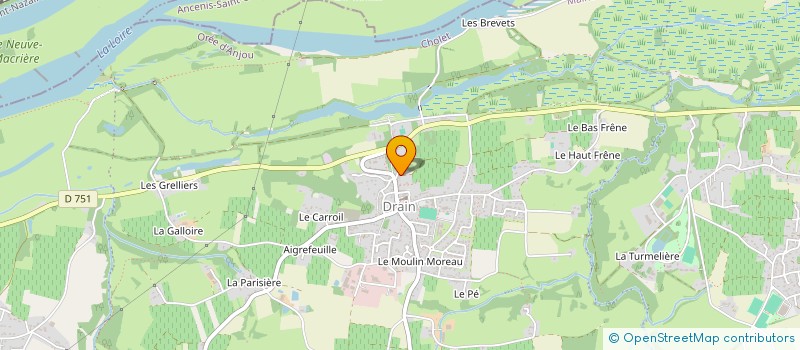 localisation de l'entreprise SARL UNIPERSONNELLE BRUNO BAFOIN à MONTREVAULT-SUR-EVRE