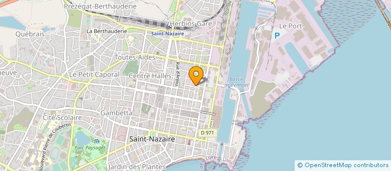 localisation de l'entreprise SARL UNIPERSONNELLE BRUNO LIEVRE à SAINT-NAZAIRE