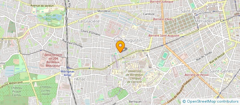 localisation de l'entreprise SARL UNIPERSONNELLE CCHAIX-PATRIMOINE  BORDEAUX